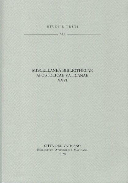 Immagine di Miscellanea Bibliothecae Apostolicae Vaticanae (XXVI)