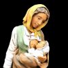 Immagine di Donna in piedi che allatta Presepe Velardita 26 cm siciliano terracotta 