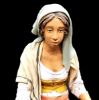 Picture of Woman feeding hens Velardita Nativity 26 cm (10,2 inch) sicilian terracotta 