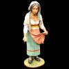 Picture of Woman feeding hens Velardita Nativity 26 cm (10,2 inch) sicilian terracotta 
