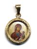 Imagen de Medalla Virgen con Niño 19 mm plata y esmalte
