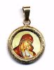 Picture of Madonna of Incarnation Pendant 19 mm silver and enamel