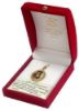 Immagine di Medaglia Vergine di Vladimir 19 mm argento 925 e smalto