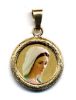 Imagen de Medalla Virgen de Medjugorje 19 mm plata y esmalte