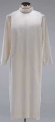 Picture of Liturgical Alb false hood collar and folds Cotton blend priestly Tunic Felisi 1911 Ivory 