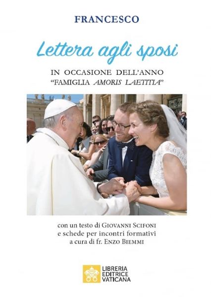 Imagen de Lettera agli Sposi in occasione dell'anno Famiglia Amoris Laetitia Papa Francesco 