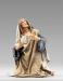Picture of Garden of the Olives Gethsemane Group 2 pieces cm 20 (7,9 inch) Immanuel dressed Nativity Scene oriental style Val Gardena wood statues fabric clothes