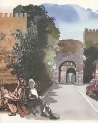 Imagen de Disegnare la via Appia oggi. Un viaggio moderno sulle orme di Carlo Labruzzi Franco Bevilacqua 