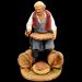 Picture of Basket-maker sitting cm 16 (6,3 inch) Velardita Sicilian Nativity in Terracotta 