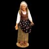 Picture of Woman feeding hens Velardita Nativity 16 cm (6,3 inch) sicilian terracotta 