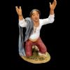 Imagen de Pastor Asombrado Belén Velardita 16 cm siciliano terracota 