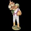 Imagen de Pastor con Viga de Leña Belén Velardita 16 cm siciliano terracota 