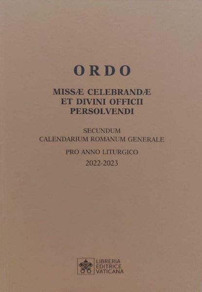 Immagine di  ORDO Missae Celebrandae et Divini Officii Persolvendi 2022-2023 Libreria Editrice Vaticana