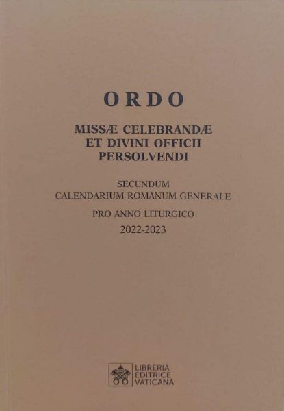 Imagen de  ORDO Missae Celebrandae et Divini Officii Persolvendi 2022-2023 Libreria Editrice Vaticana