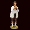 Picture of Shepherd with flute Velardita Nativity 16 cm (6,3 inch) sicilian terracotta 