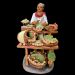 Imagen de Pastor que vende chumbos cm 16 (6,3 inch) Pesebre Siciliano Velardita en terracota 