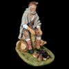 Imagen de Tío Gennaro calentándose las manos Belén Velardita 16 cm siciliano terracota 
