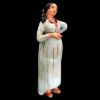 Imagen de Mujer Embarazada Belén Velardita 16 cm siciliano terracota 