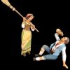 Picture of Woman threatens drunk Husband Velardita Nativity 16 cm (6,3 inch) sicilian terracotta 