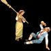 Imagen de Grupo Mujer amenaza el Marido borracho cm 16 (6,3 inch) Pesebre Siciliano Velardita en terracota 