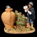 Picture of The Jar (by Luigi Pirandello) cm 16 (6,3 inch) Velardita Sicilian Nativity in Terracotta 
