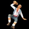 Picture of Drunk Husband Velardita Nativity 16 cm (6,3 inch) sicilian terracotta 