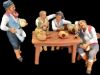 Imagen de Borracho apoyado (para grupo Taberna) Belén Velardita 16 cm siciliano terracota 