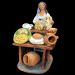 Immagine di Venditrice di Ceramica cm 16 (6,3 inch) Presepe Siciliano Velardita in Terracotta 