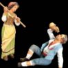 Picture of Woman threatens drunk Husband Velardita Nativity 16 cm (6,3 inch) sicilian terracotta 