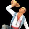 Picture of Drunk Husband Velardita Nativity 16 cm (6,3 inch) sicilian terracotta 