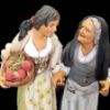 Picture of Grandmother and Granddaughter Velardita Nativity 16 cm (6,3 inch) sicilian terracotta 