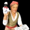 Imagen de Abuelo contando Belén Velardita 16 cm siciliano terracota 
