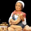 Picture of Bread Saleswoman Velardita Nativity 16 cm (6,3 inch) sicilian terracotta 