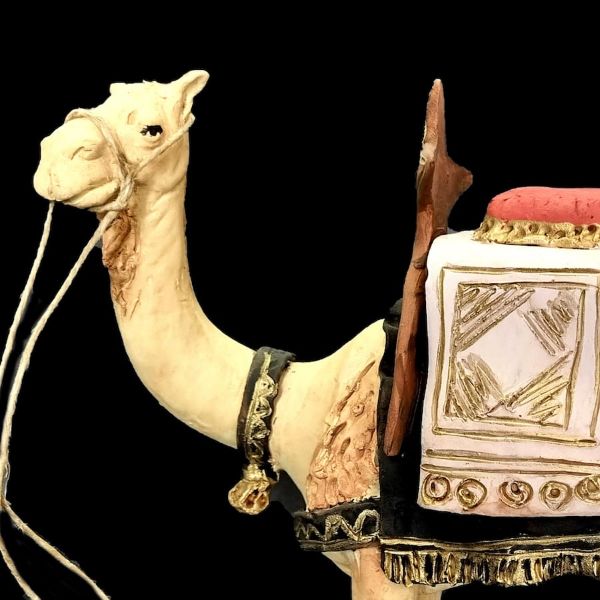 Picture of Dromedary with Saddle Velardita Nativity 16 cm (6,3 inch) sicilian terracotta 