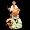 Imagen de Repara-platos sentado Belén Velardita 21 cm siciliano terracota 