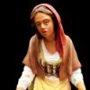 Immagine di Donna che dà il becchime Presepe Velardita 21 cm originale siciliano terracotta 