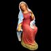 Picture of Mary / Madonna cm 21 (8,3 inch) Velardita Sicilian Nativity in Terracotta 