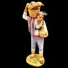 Picture of Shepherd with pumpkins Velardita Nativity 21 cm (8,3 inch) sicilian terracotta 