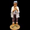 Picture of Shepherd with flute Velardita Nativity 21 cm (8,3 inch) sicilian terracotta 