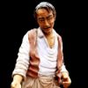 Imagen de Hombre tirando del Burro caído Belén Velardita 21 cm siciliano terracota 