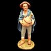 Imagen de Pastor con Damajuana Belén Velardita 21 cm siciliano terracota 