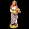 Picture of Woman with Oranges Velardita Nativity 21 cm (8,3 inch) sicilian terracotta