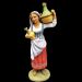 Immagine di Donna con Fiaschi cm 21 (8,3 inch) Presepe Siciliano Velardita in Terracotta