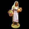 Picture of Woman with Basket and Pitcher Velardita Nativity 21 cm (8,3 inch) sicilian terracotta