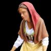 Imagen de Mujer que alimenta a las Gallinas Belén Velardita 21 cm siciliano terracota 