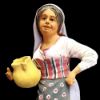 Immagine di Locandiera Presepe Velardita 21 cm originale siciliano terracotta 