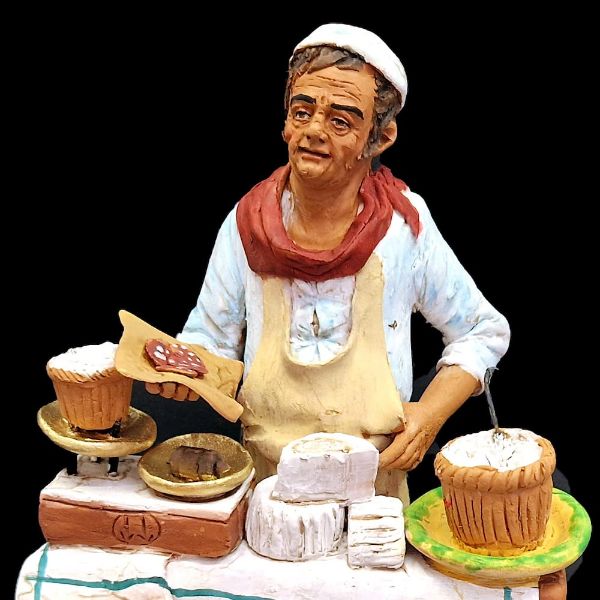 Picture of Cold Cut Seller Velardita Nativity 21 cm (8,3 inch) sicilian terracotta