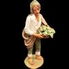 Picture of Shepherd with fig basket Velardita Nativity 16 cm (6,3 inch) sicilian terracotta 