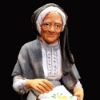 Picture of Woman embroidering Velardita Nativity 16 cm (6,3 inch) sicilian terracotta 