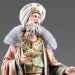 Picture of Wise King standing 20 cm (7,9 inch) Rustika wooden Nativity in peasant style with fabric clothes